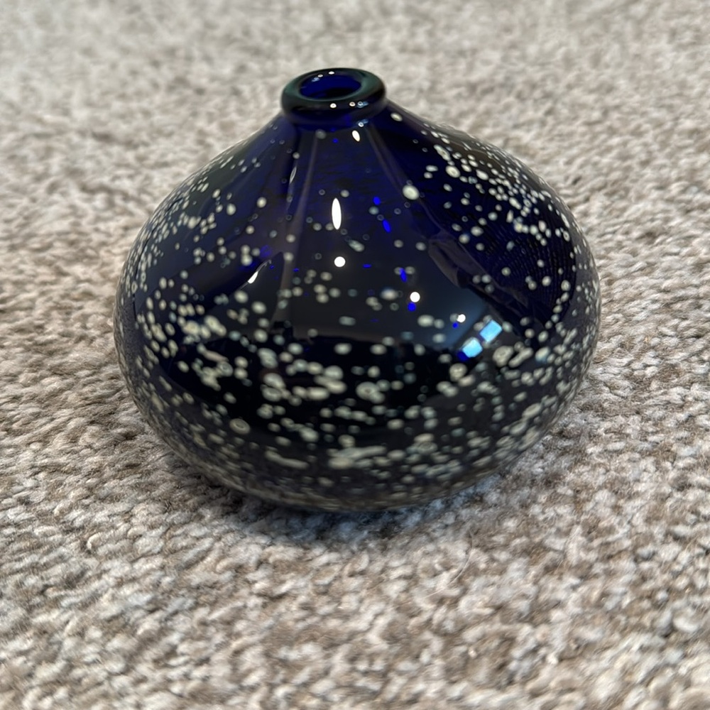 NEW Hand Blown Glass oil lamp